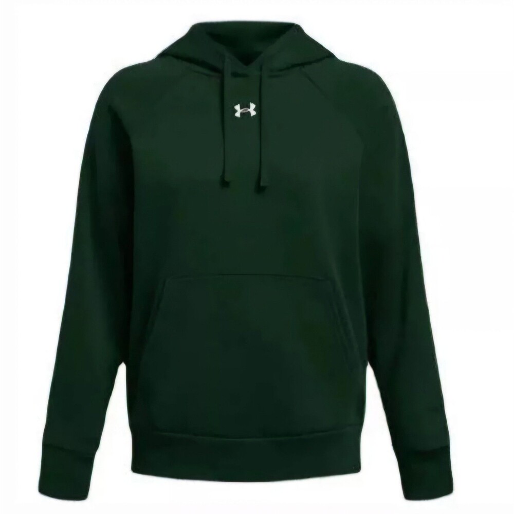 UA Under Armour 1379500 Womens Rival Fleece Hoodie green Size XS